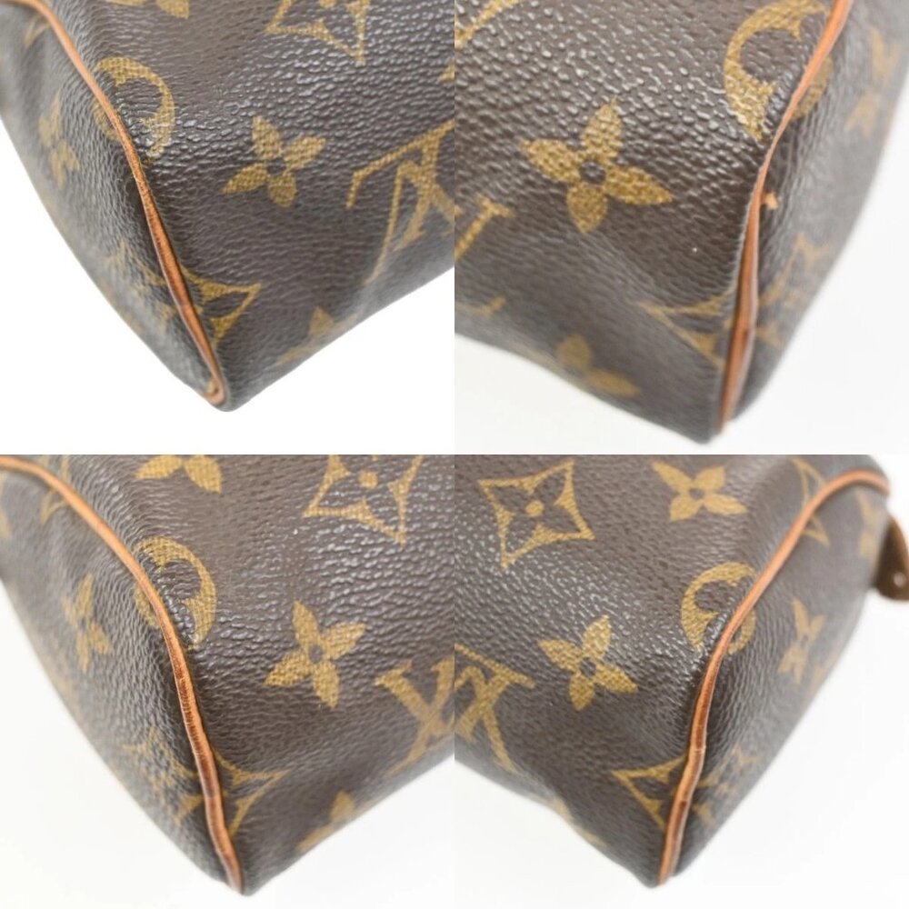 LOUIS VUITTON Mini Speedy Hand Bag Monogram Leather Brown M41534 20ZA037 - Picture 9 of 14